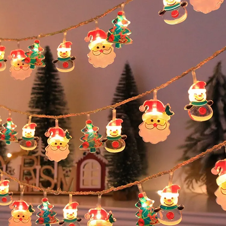圣诞节彩灯雪人老人圣诞树挂饰挂件星星灯装饰灯橱窗店铺场景布置