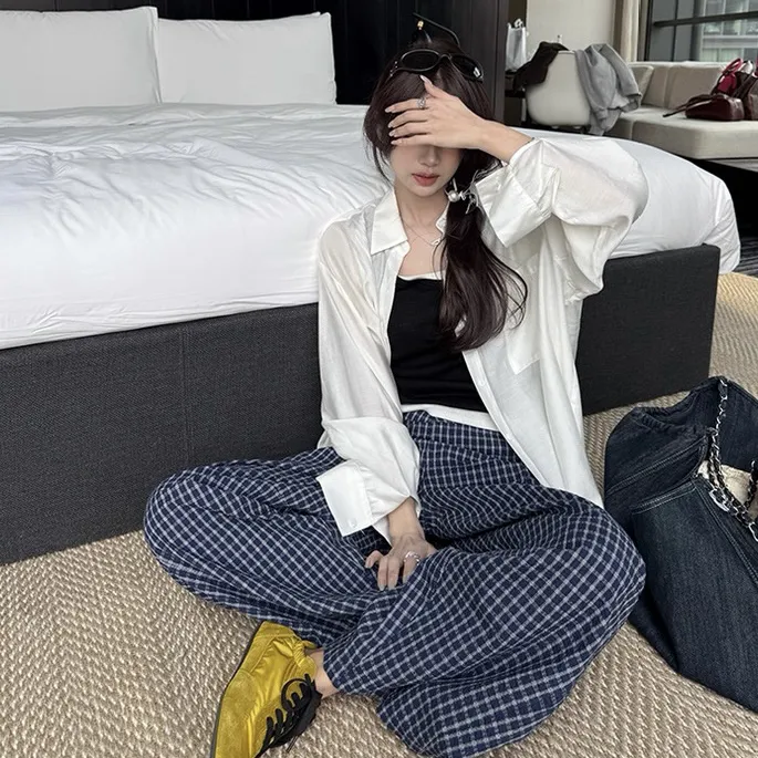 25秋冬情侣睡裤男女款秋冬加绒加厚可外穿格子家居裤保暖家居裤