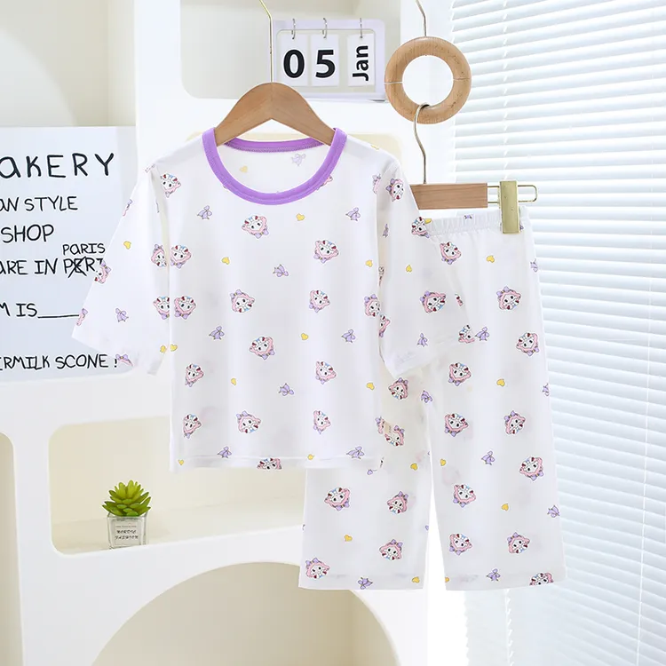 直播专用夏季莱赛尔中大童居家服儿童