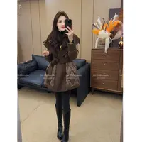 1984 精选【韩系女主】冬季超大牌设计款特色小众中长羽绒服