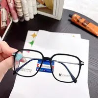 【工厂直销】-网红同款-时尚大框-金胶潮流眼镜可配近视眼镜6008