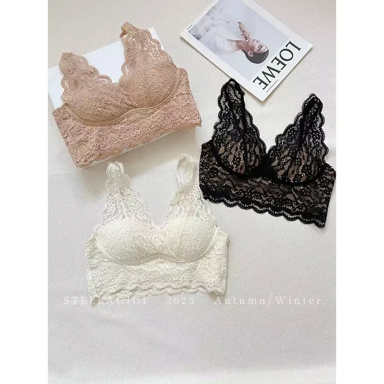 SG / 杨依姗 AW韩系叠穿一体杯蕾丝小吊带T-20251353