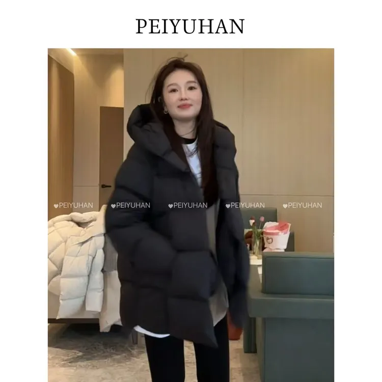 PEIERNA佩佩PF 【中长款泡芙羽绒服】面包羽绒服 S1644 6106167