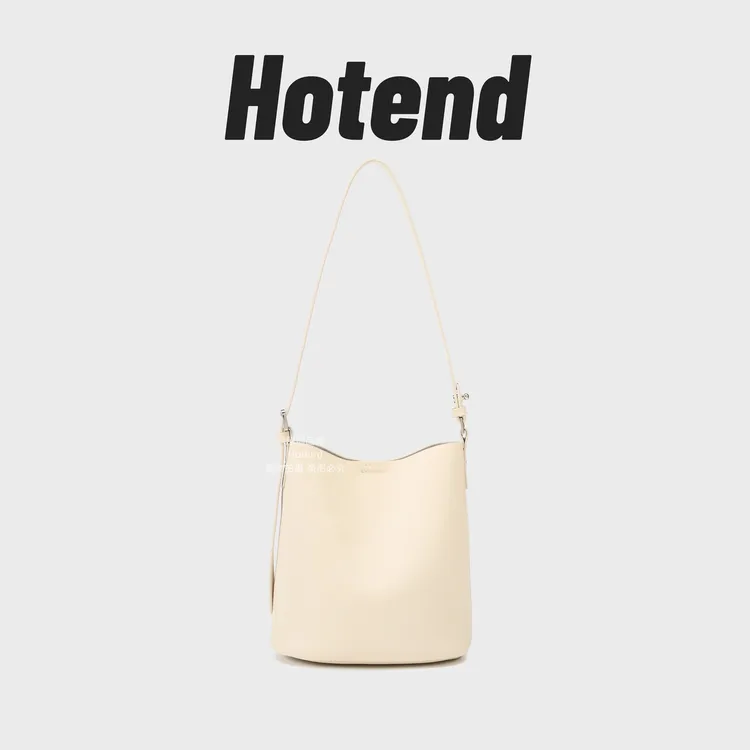 【美国Hotend】轻奢百搭单肩斜挎中号水桶包 约15*9*17cm