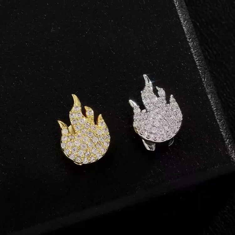 铜合金吊坠 满钻嘻哈钻牙套欧美嘻哈通用牙饰