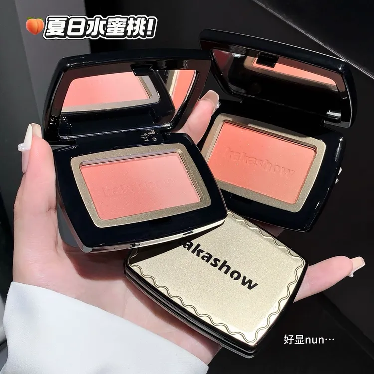 【新品】悦色渐变腮红细闪细腻显色自然韩系氛围感橘色系渐变腮红