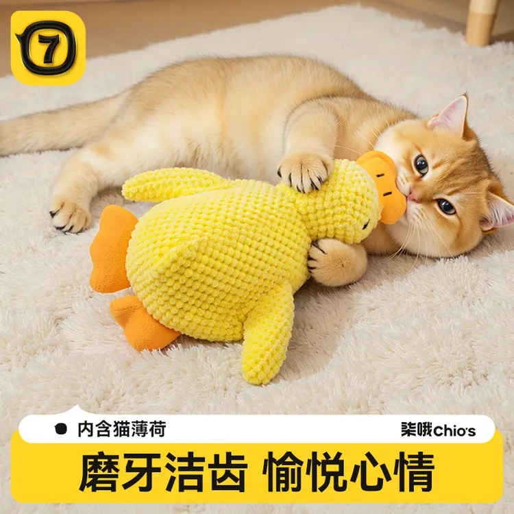 猫咪玩具解闷神器毛绒猫薄荷玩具自嗨发声磨牙耐咬猫咪必备用品