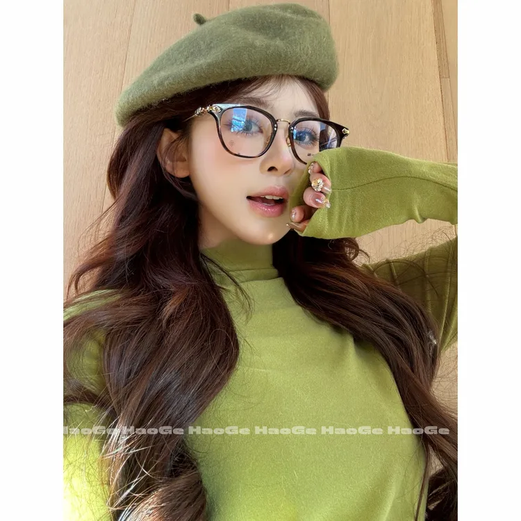 浩哥严选●上衣预HGD5SY5339A长袖百搭秋冬纯色打底套头半高领设计