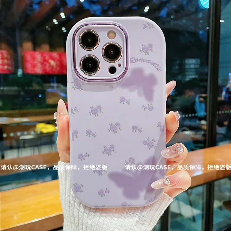 （iPhone16系列）金属小胖妹适用iPhone16/Pro/plus/16ProMax手机壳