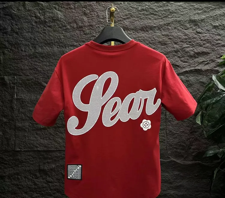 夏季新款潮流字母创意短袖t恤印花个性时尚百搭青春流行圆领休闲