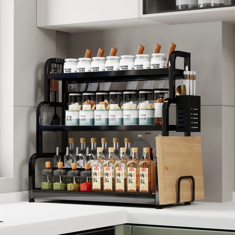 厨房篮子置物架家用移动简易货架落地式多层蔬菜收纳多功能架子