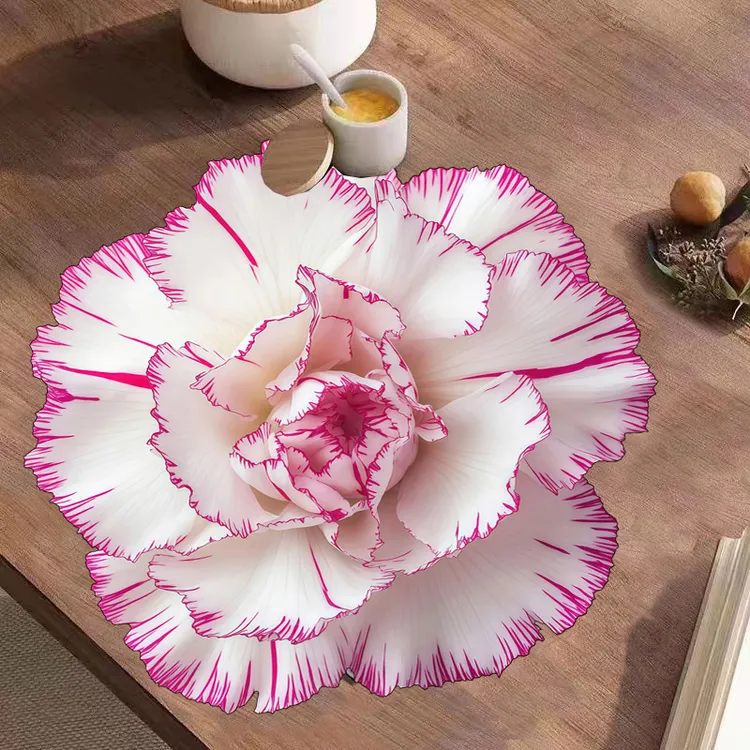 [灵姐]粉精灵-永生花系列网红3D花卉吸水硅藻泥垫子