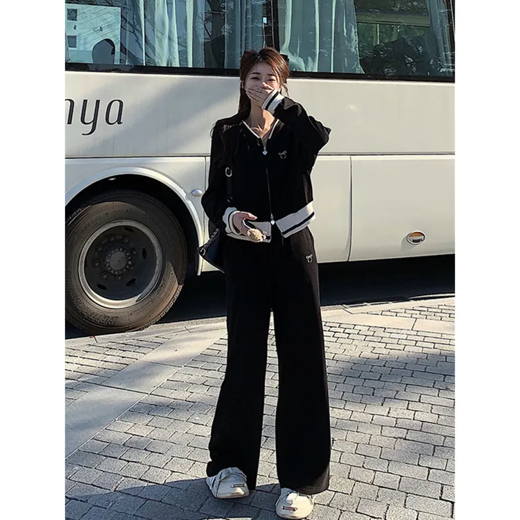 时尚休闲显瘦宽松洋气百搭气质减龄韩版网红设计感高腰956#感韩系