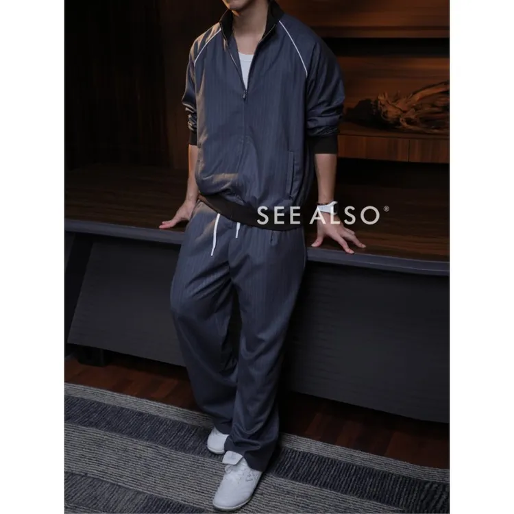 SEE ALSO『超高端面料niuniu系列』超精纺绵羊毛山羊绒新贵条纹长裤