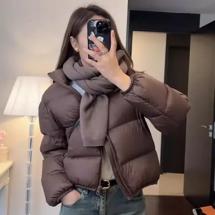 百搭新款棉服女冬季短款宽松加厚棉衣女款棉袄面包服小个子外套