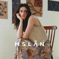 MSLAN新款静奢风重工盘绳绣花仿麻呼吸感马甲女MHCH297