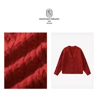 MN-【巴黎热恋】时尚羊毛V领长袖毛织外套 JH19712