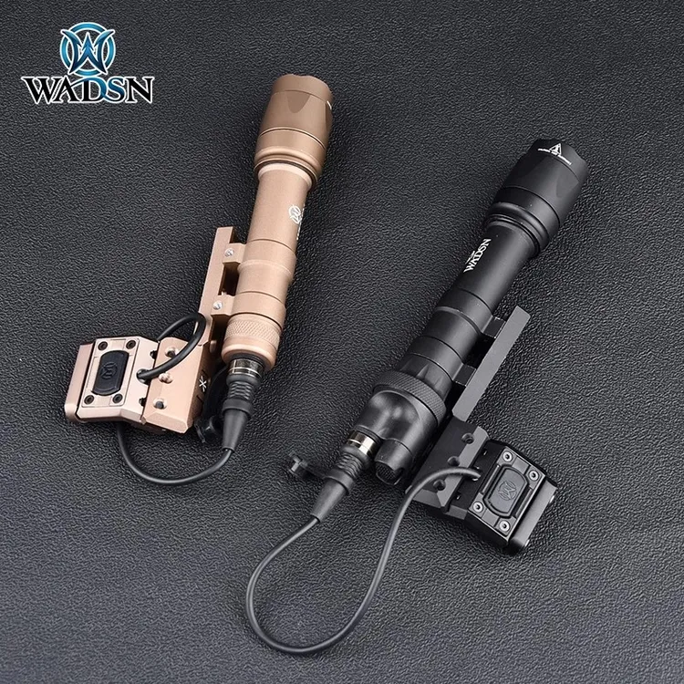 沃德森M600C战术手电筒强光UN底座ModButton线控鼠尾侧面延长支架