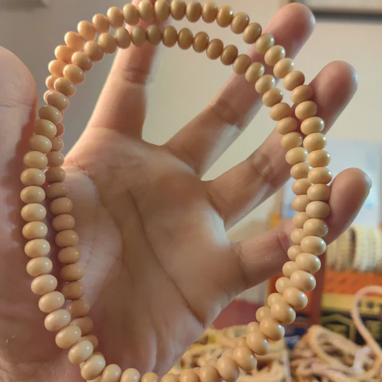 龙脊菩提8*6苹果珠120颗精工高抛原生态