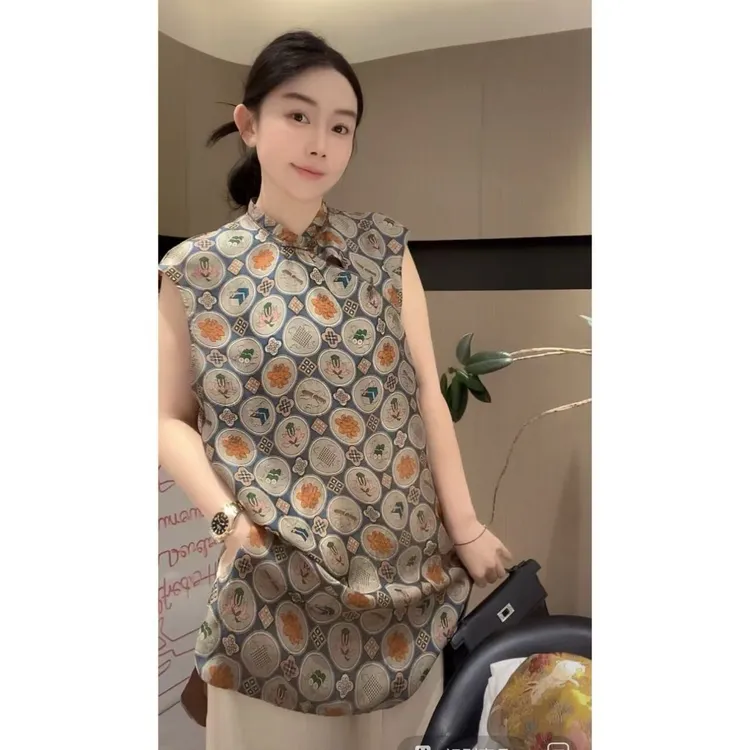 ZHUIMU.【长乐未央】新中式国风夏季高级时尚气质显瘦连衣裙ZM8862
