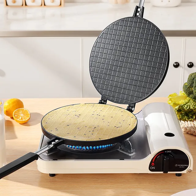 蛋糕模具蛋卷锅家用烘焙工具脆皮烤盘燃气专用盘做鸡蛋卷机神器小