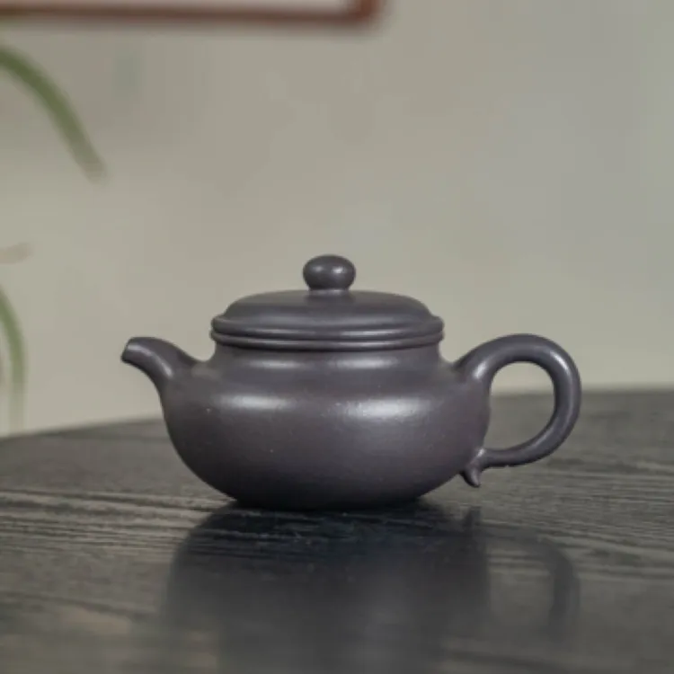 宜兴原矿天青泥古壶紫砂手工茶具泡茶壶家用仿古小容量高温烧制
