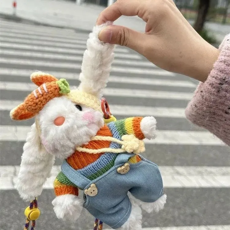 【露思同款】新款可爱兔邦尼兔挂件玩偶可爱挂饰高颜值多巴胺萌物yw