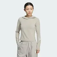adidas阿迪达斯女子FUSTL W LS TEE流光风针织有领长袖T恤KC5804