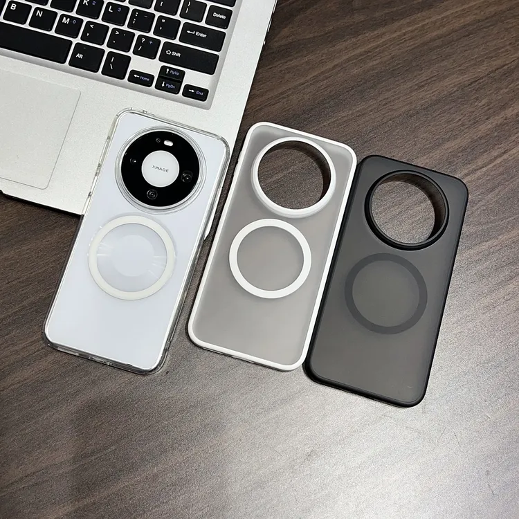 适用华为Mate80proMax磨砂磁吸手机壳mate80半透明简约防摔保护套