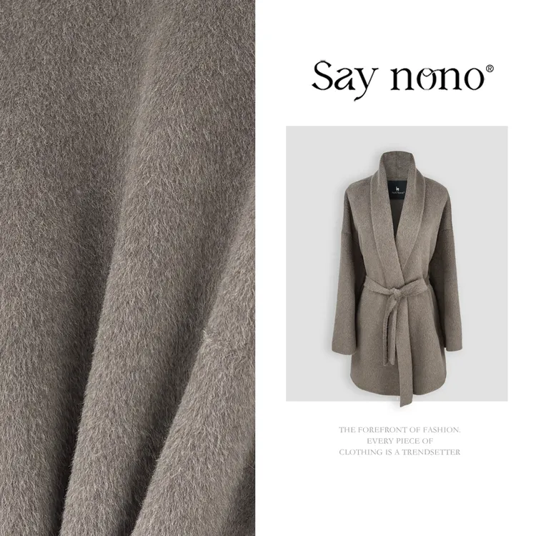 懒猫nono│Saynono 18.27微米双面“黄金羊驼”收腰外套 GB1951BY