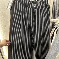 小橙子 牛仔条纹裤