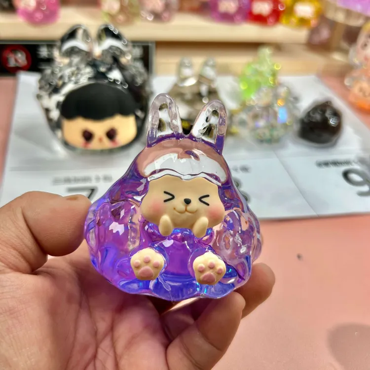 [直播拆]干花塔塔摆件可爱流沙夜光