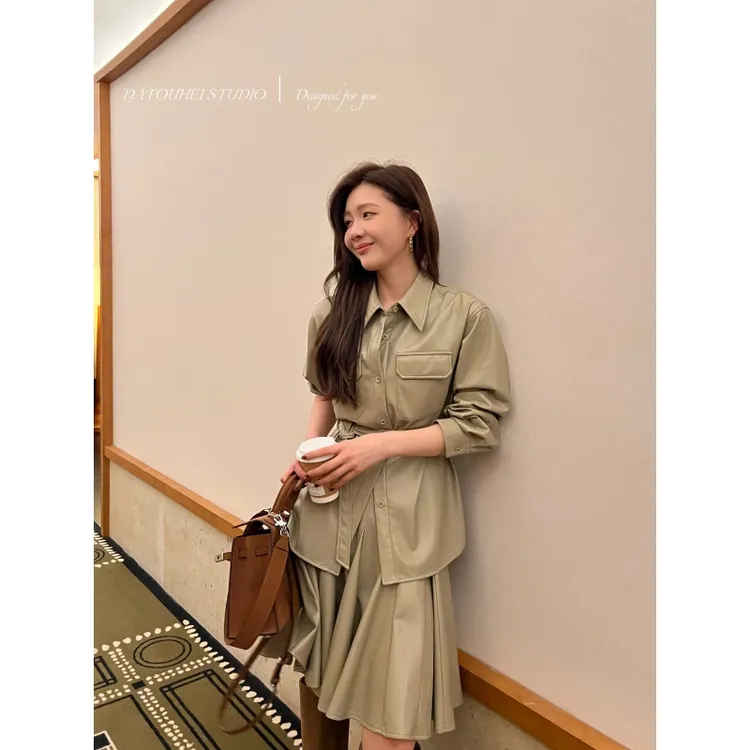 【DATOUHEI 秋冬新品】“柏林英伦"时尚上衣半裙套装D225A16912