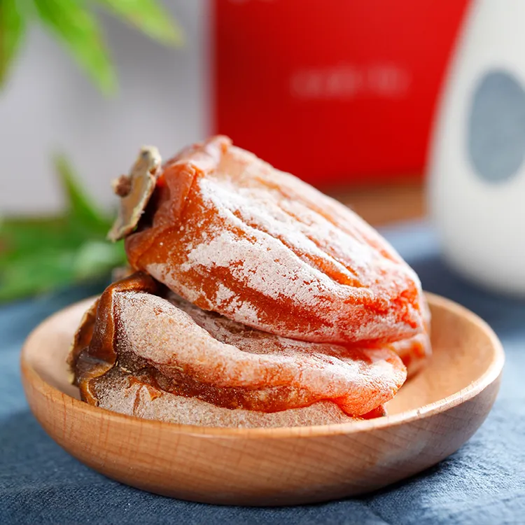 京东/顺丰 陕西富平流心冰柿软糯香甜爆浆糖心冰淇淋中国柿乡柿饼