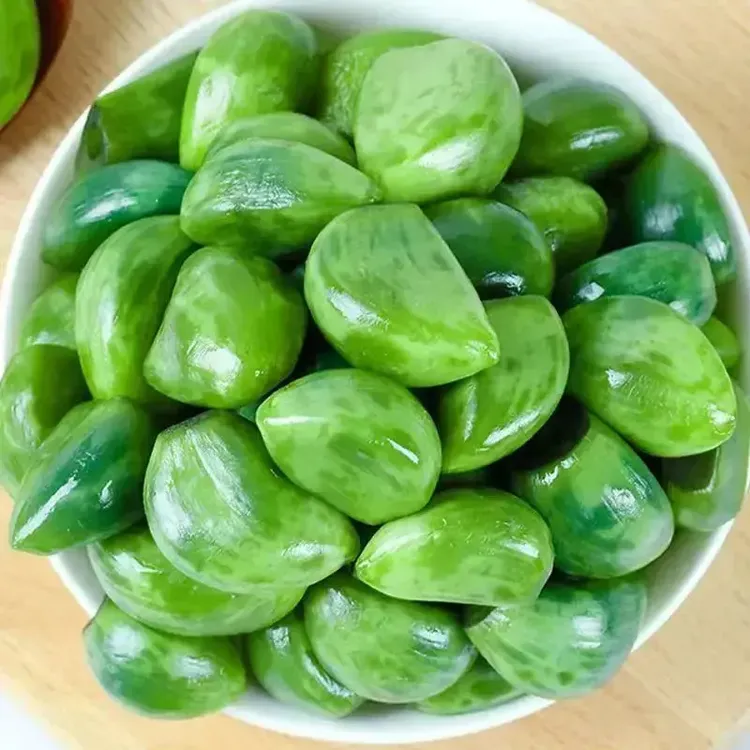 【半价抢1箱】山东特产腊八蒜翡翠绿蒜头腌制咸菜袋装即食解馋爽口