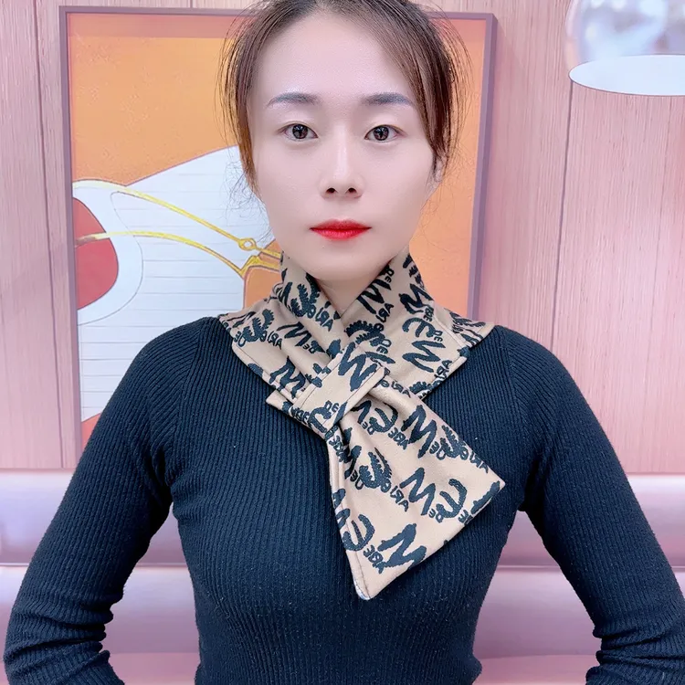 新款德绒护颈护脖防寒保暖假领子围脖