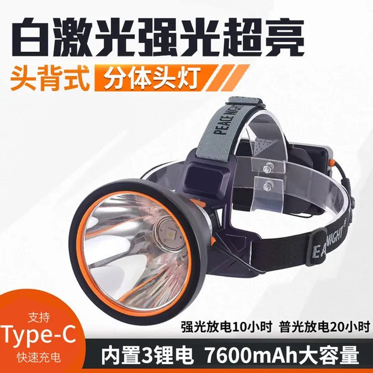 立胜167sPro头灯新款强光超亮充电头戴式手电筒大功率型户外矿灯