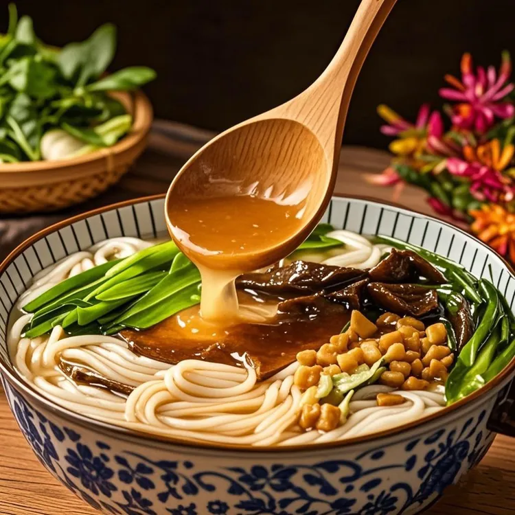 正宗云南鸡汤菌子小锅米线方便泡面免煮鲜袋装速食松茸过桥米线