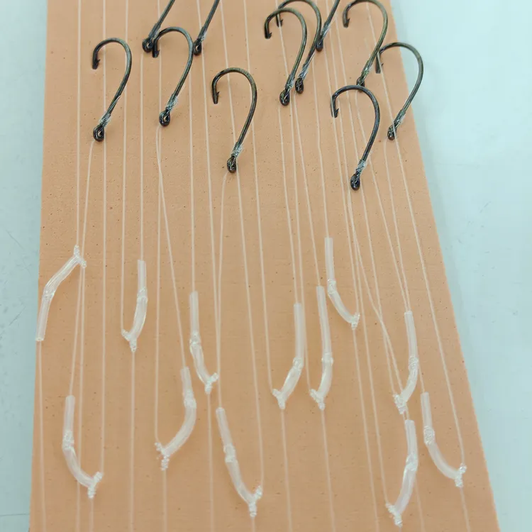 16号丸氏鲈鱼钩 鲻鱼钩 防缠绕串钩 纯手工定制