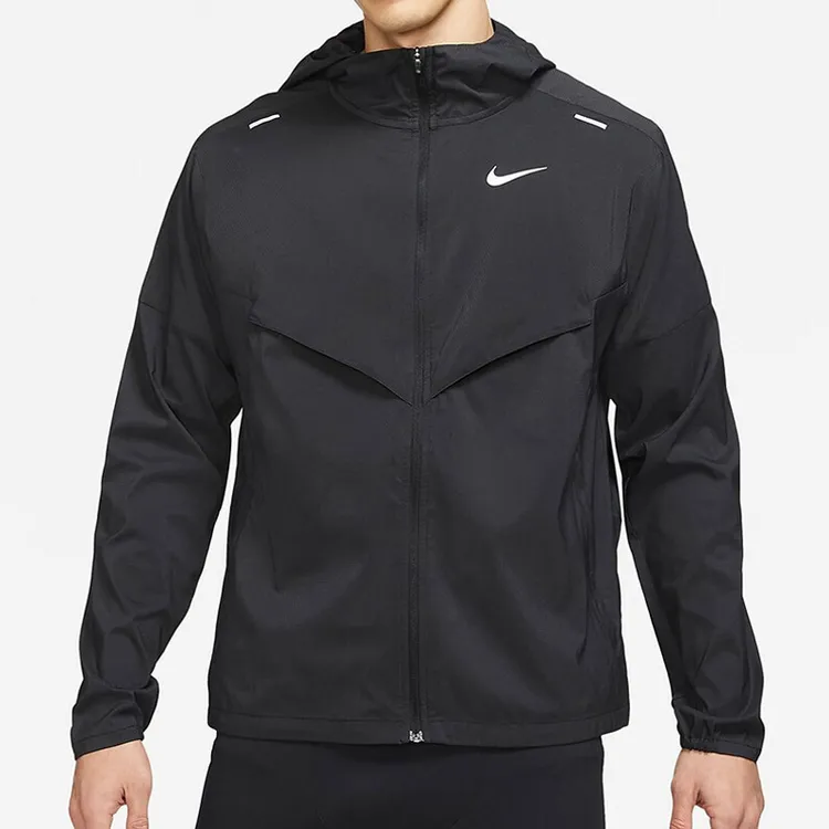 Nike耐克男士反光跑步休闲外套2025夏季新款梭织皮肤衣夹克CZ9071