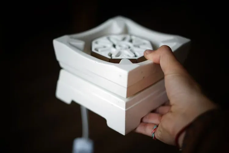 朝阳炉 中古电炉 无极温控 白色