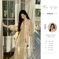 【莫奈花园】<中秋国庆大狂欢>小个子宽松连衣裙连袖遮胯显瘦裙子
