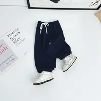 儿童裤子秋冬款男童运动裤2025新款洋气潮牌 AY25710悠悠童话童装