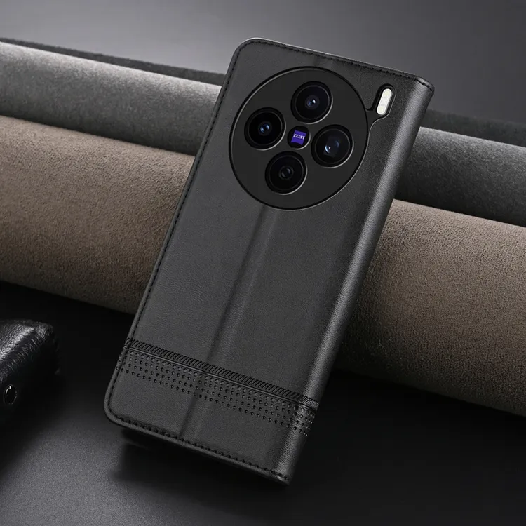 【高档牛纹+磁吸翻盖皮套】适用vivoX200S手机壳男女商务全包防摔