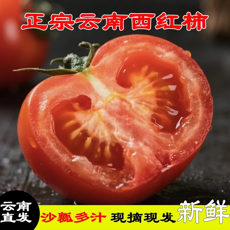 云南粉红番茄2-5斤  包邮  云南昆明寻甸发货