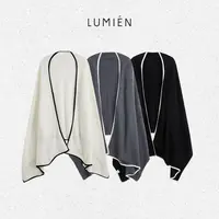 【LUMIEN 新品】“漫系时光”层次感设计加大加宽针织披肩LX5IAA172