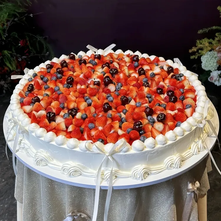 婚礼Table cake超大型草莓蛋糕生日定制企业公司聚会全国同城配送