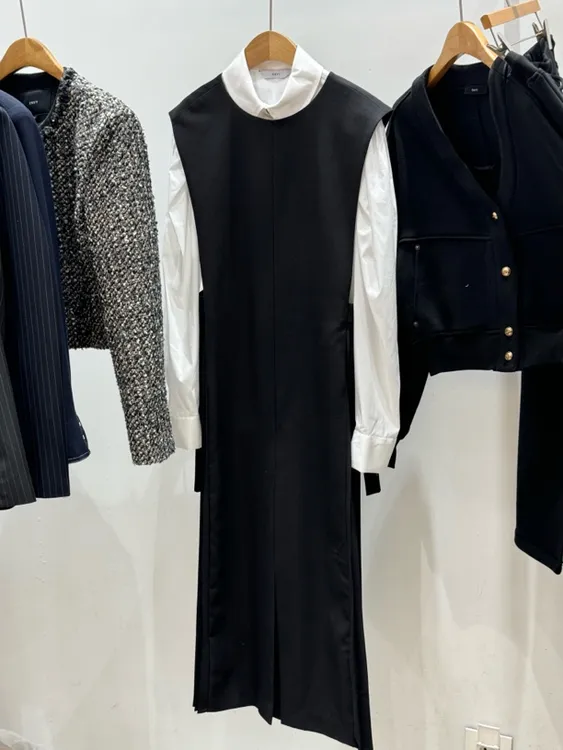 东大门 风琴连衣裙 套装气质时尚