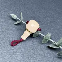 K9504天然猛犸象牙金腰带三通14×28mm支持鉴定假一罚十