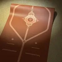 【孤品色】万佛朝宗68/80宽 天然橡胶瑜伽垫